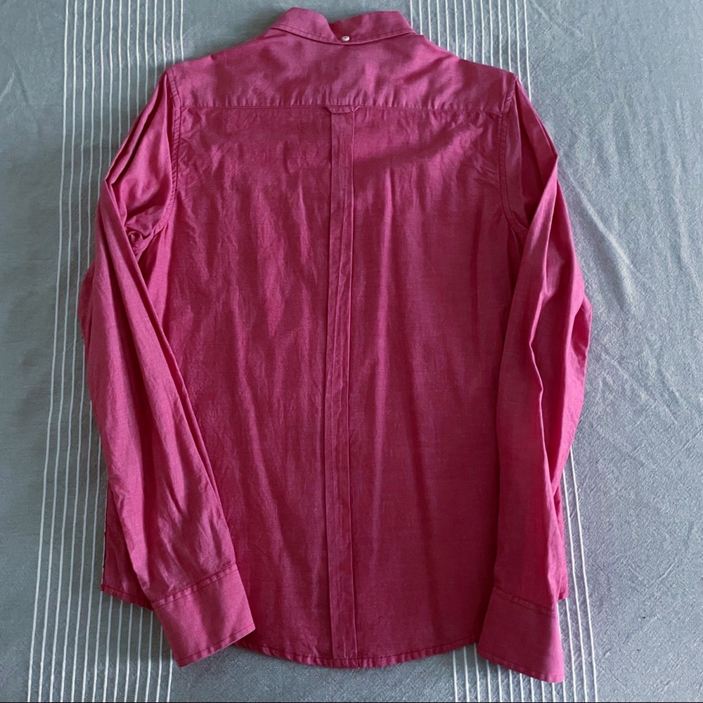 Ben Sherman: Red Chambray Button Down Ls - image 3